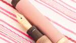 vintage parker pastel violet lucky curve fountain pen
