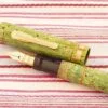 vintage conklin endura green lime specks marble crescent fountain pen