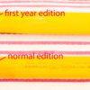 vintage parker duofold jr lucky curve mandarin yellow first year fountain pen rare