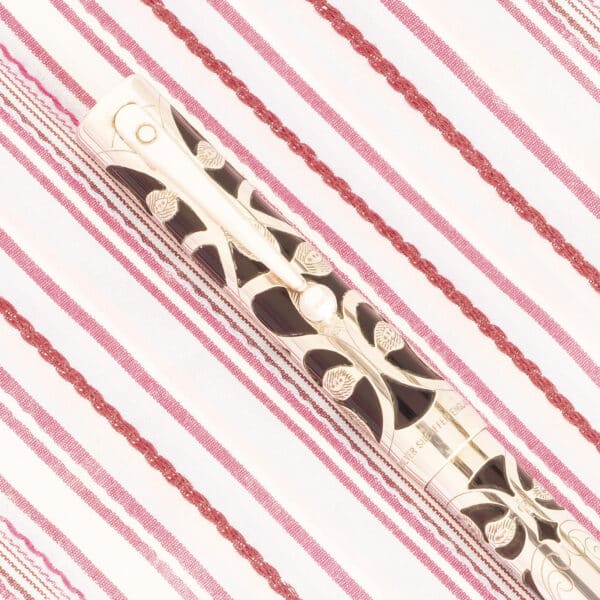 Sheaffer Nostalgia sterling silver floral vine overlay fountain pen gift box set