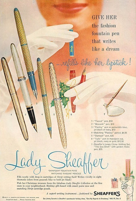 Sheaffer Skripsert White FishScale Pen Pencil Set New