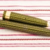 vintage english conway stewart 60L green herringbone duro deluxe executive fountain pen