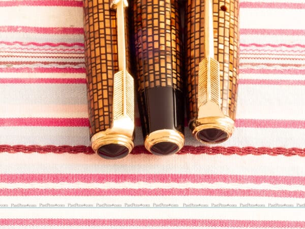 parker vacumatic golden webbed pen set pk255 5