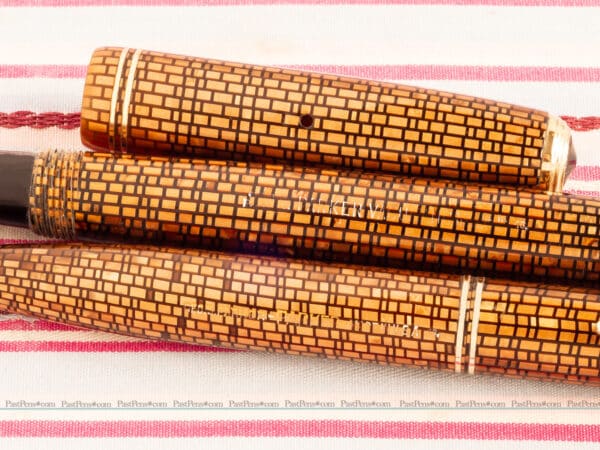 parker vacumatic golden webbed pen set pk255 6