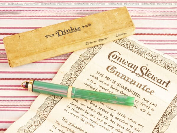 conway stewart dinkie 526 green pink cs079 6