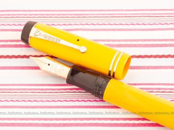 parker duofold lucky curve senior mandarin yellow streamlined pk256 1