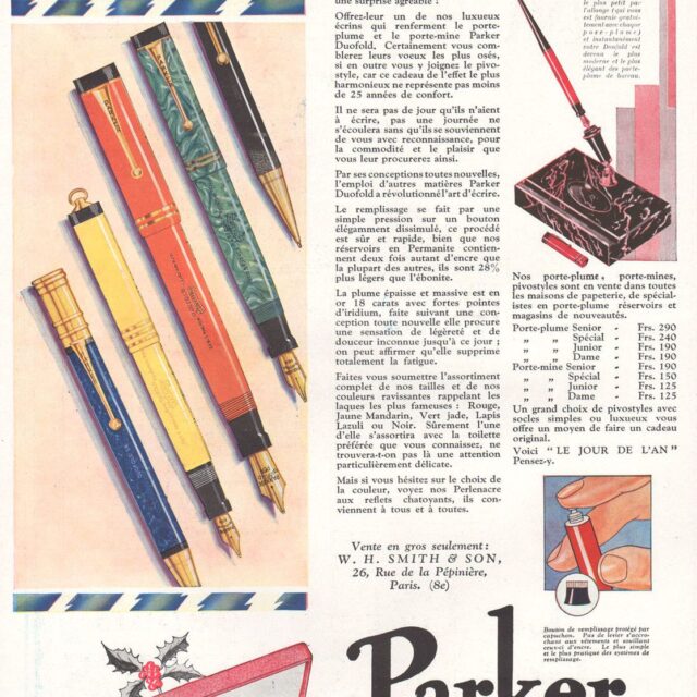 Vintage Parker Duofold SENIOR Mandarin Yellow Fountain Pen