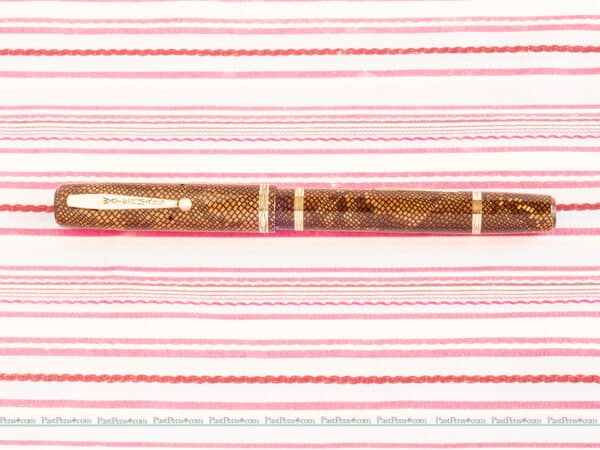 waterman ideal 92 gold snake skin lizard fountain pen wm153 0