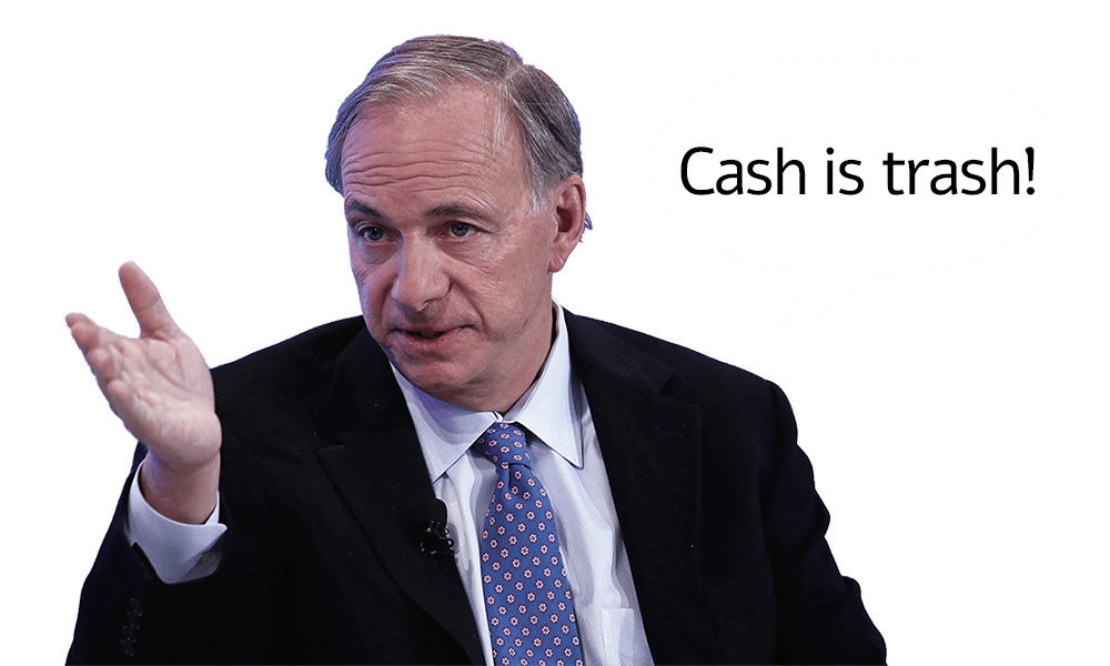 Ray Dalio Says 'Cash Is Still Trash' but Stocks Are Even Worse. What assets to invest in? Vintage pen