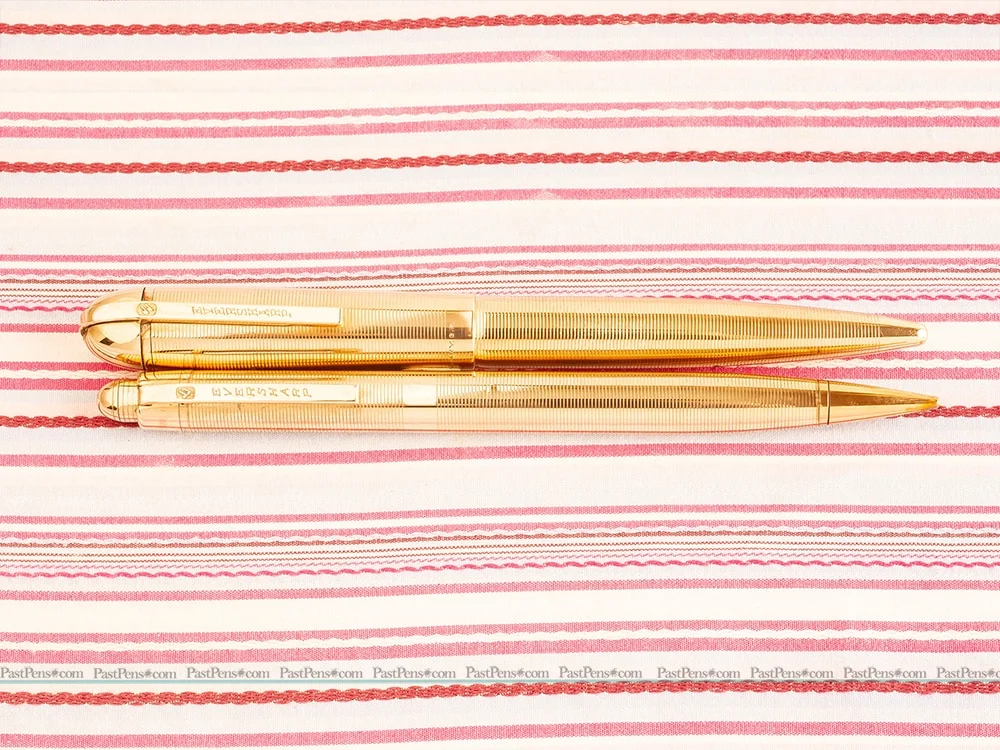 vintage eversharp skyline gold filled pen pencil box set model