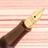 vintage waterman 0552 gold overlay hand engraved floral etched fountain pen gold nib