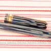 vintage waterman w5 blue striped fountain pen barrel