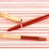 vinage parker 51 double jewel red pen pencil box set repair