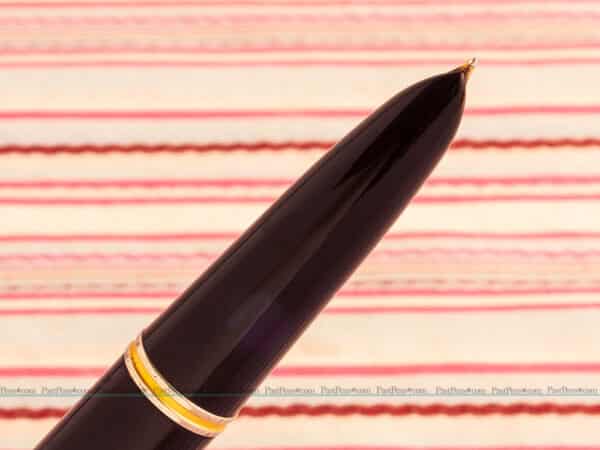 vintage parker 51 deluxe double jewel fountain pen gold nib
