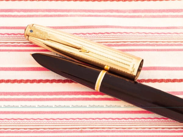 vintage parker 51 deluxe double jewel fountain pen restored
