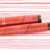 vintage parker duofold red herringbone fountain pen barrel imprint