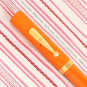 vintage waterman 52 cardinal red hard rubber fountain pen wm127