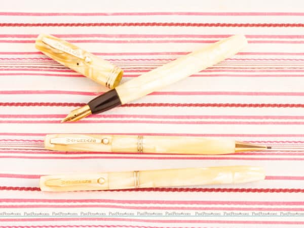 waterman nurse pearl fountain pen pencil thermometer set trio wm104 model
