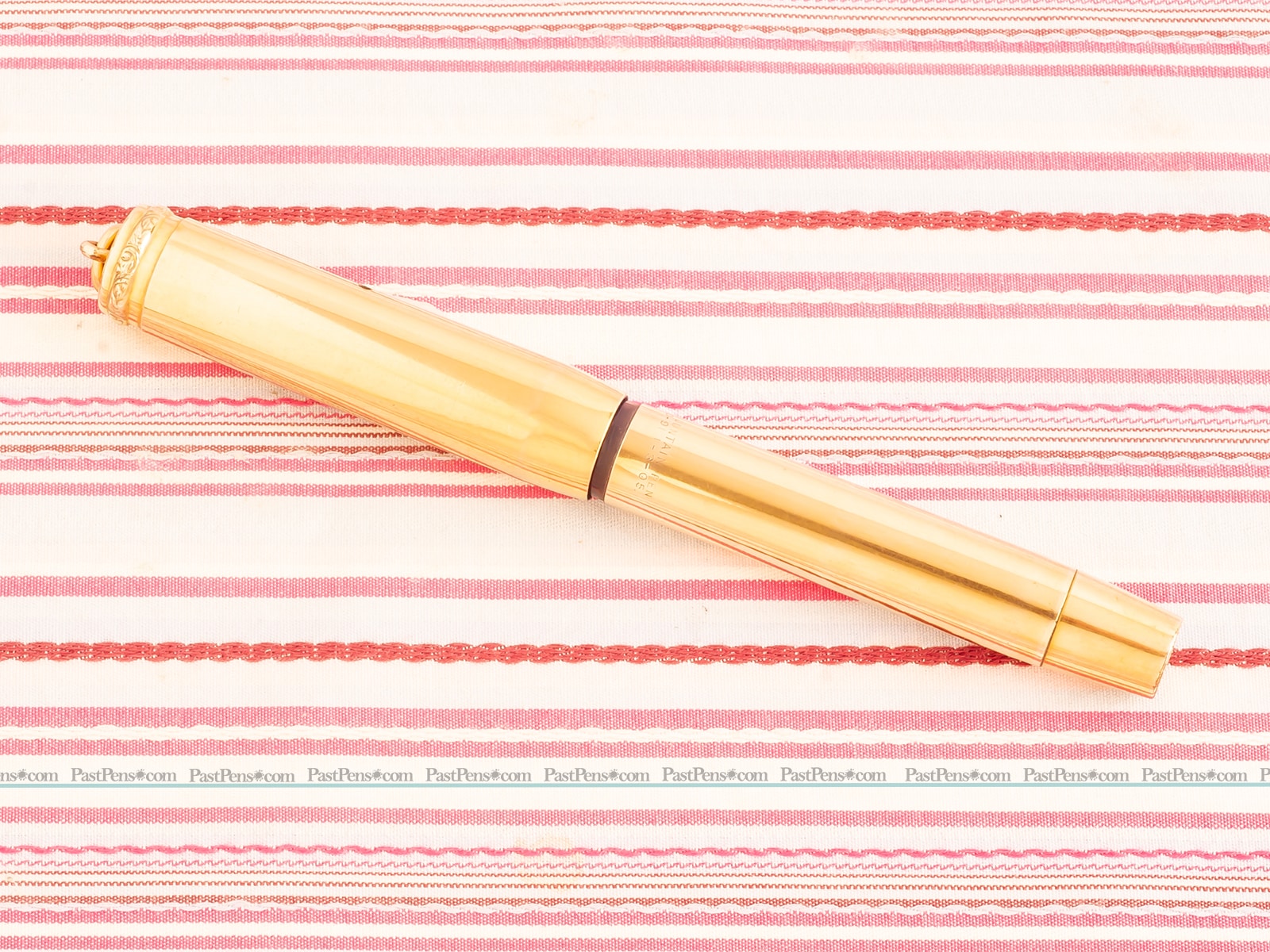 parker lucky curve gold filled overlay fountain pen pk274 serviced