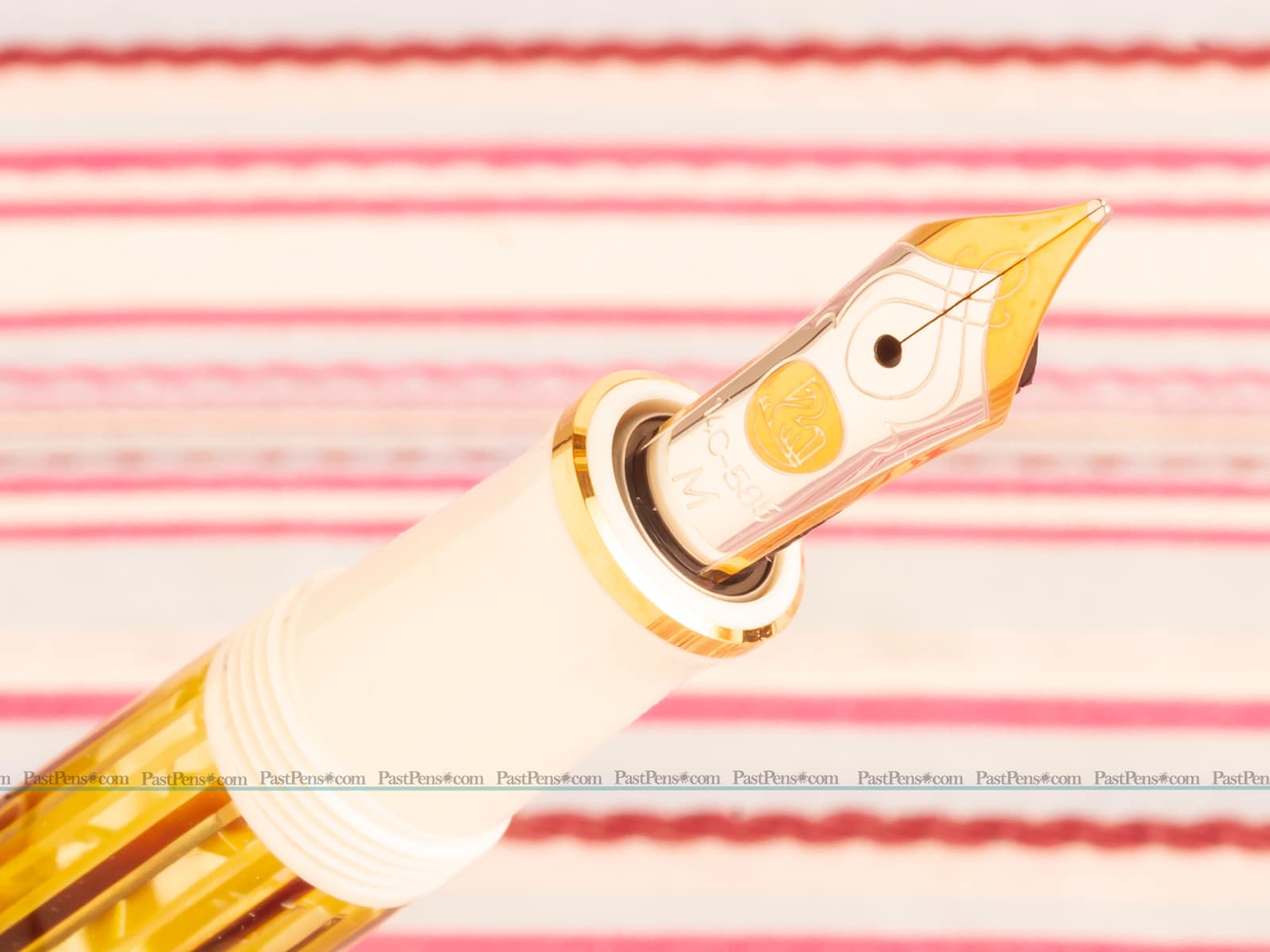 pelikan 400 torquoise white fountain pen pe001b gold nib
