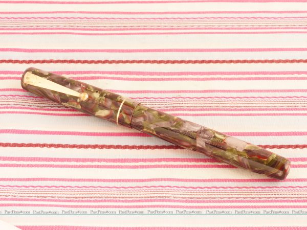 mabie todd swan italian marble self filler fountain pen mt095 serviced