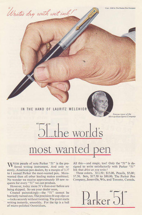 vintage parker 51 sterling silver black blue diamond fountain pen pencil set pk277 advertisement