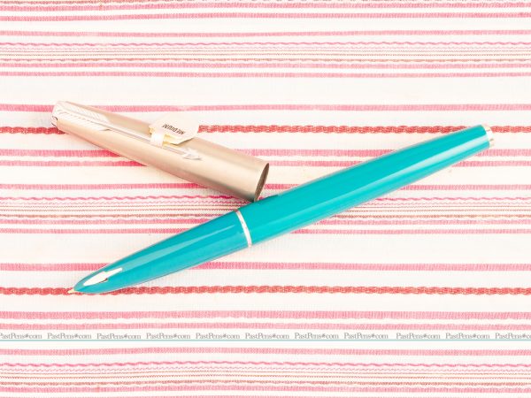 vintage parker 61 torquoise fountain pen new old stock pk283 model