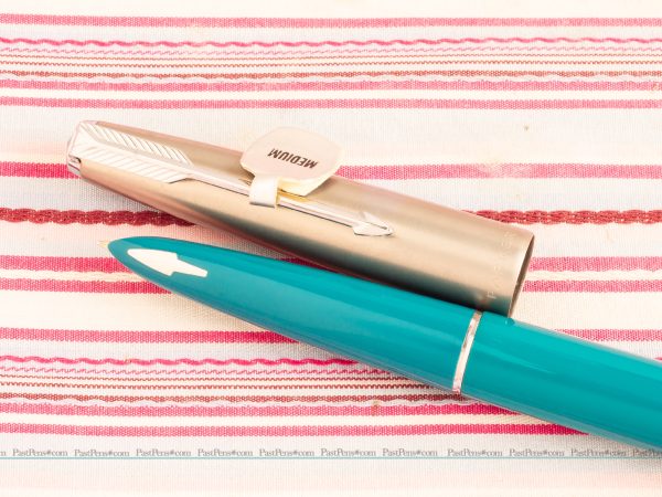 vintage parker 61 torquoise fountain pen new old stock pk283 restored