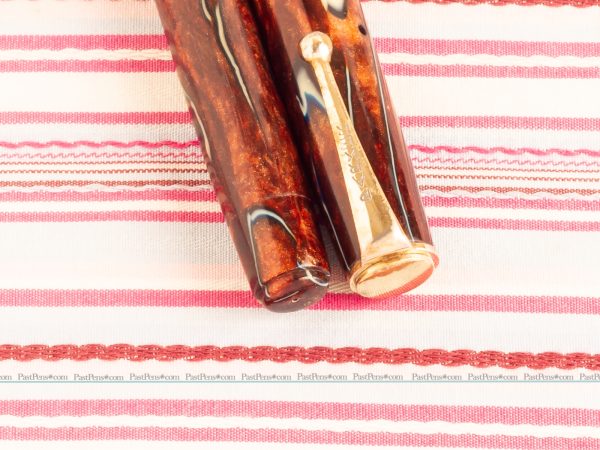vintage parker moderne depression onyx fountain pen pk288 jewel