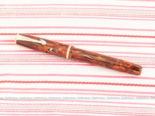 vintage parker moderne depression onyx fountain pen pk288 serviced