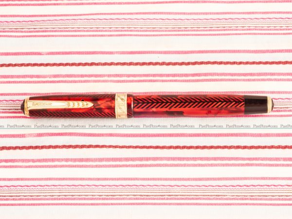 vintage parker royal challenger red jeweler senior fountain pen pk286 collectibles