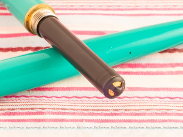 vintage parker 61 rainbow gold turquoise fountain pen pencil boxset new old stock pk251