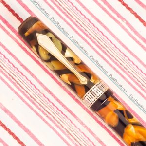 vintage waterman patrician fountain pen senior nacre black pearl marble wm174