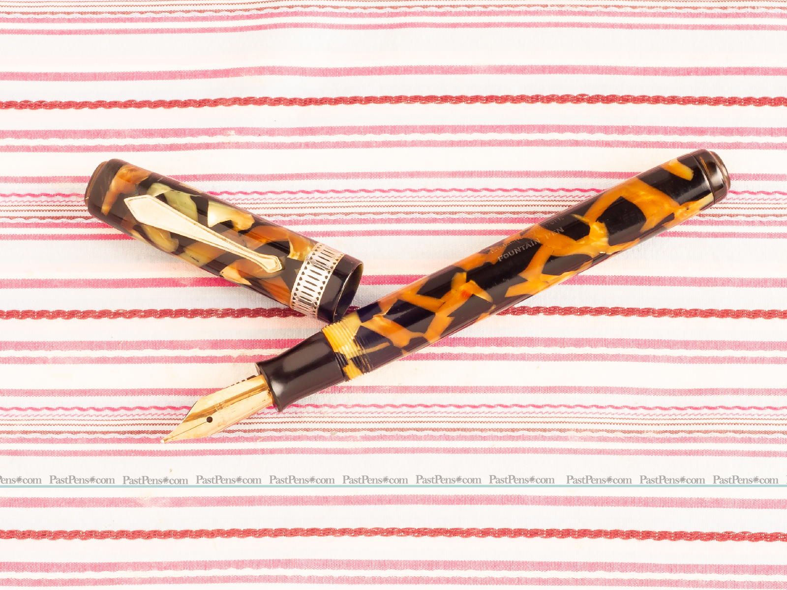 Vintage Waterman Patrician Fountain Pen Nacre Black Pearl 4 vintage waterman patrician fountain pen senior nacre black pearl marble wm174