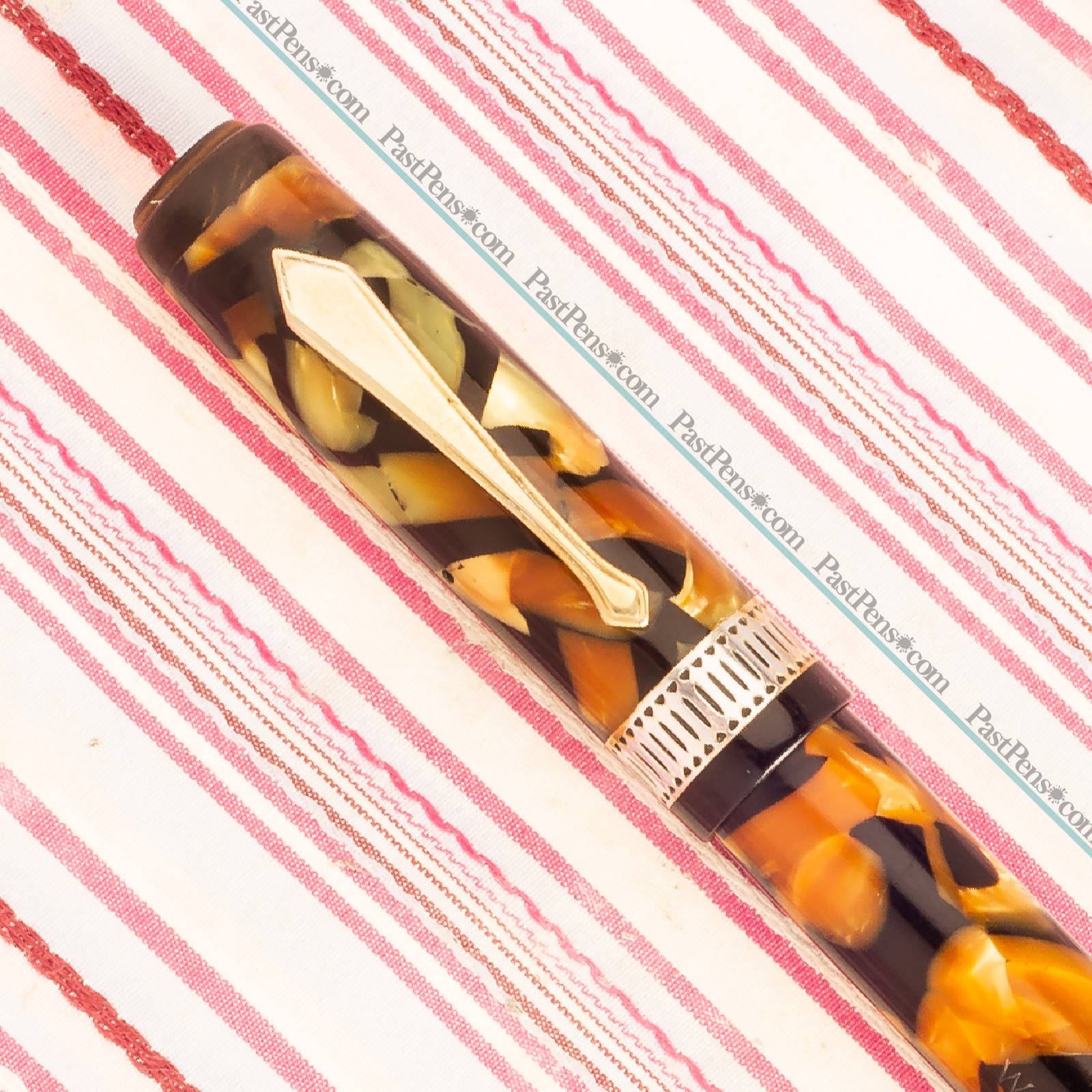 Vintage Waterman Patrician Fountain Pen Nacre Black Pearl 1 vintage waterman patrician fountain pen senior nacre black pearl marble wm174