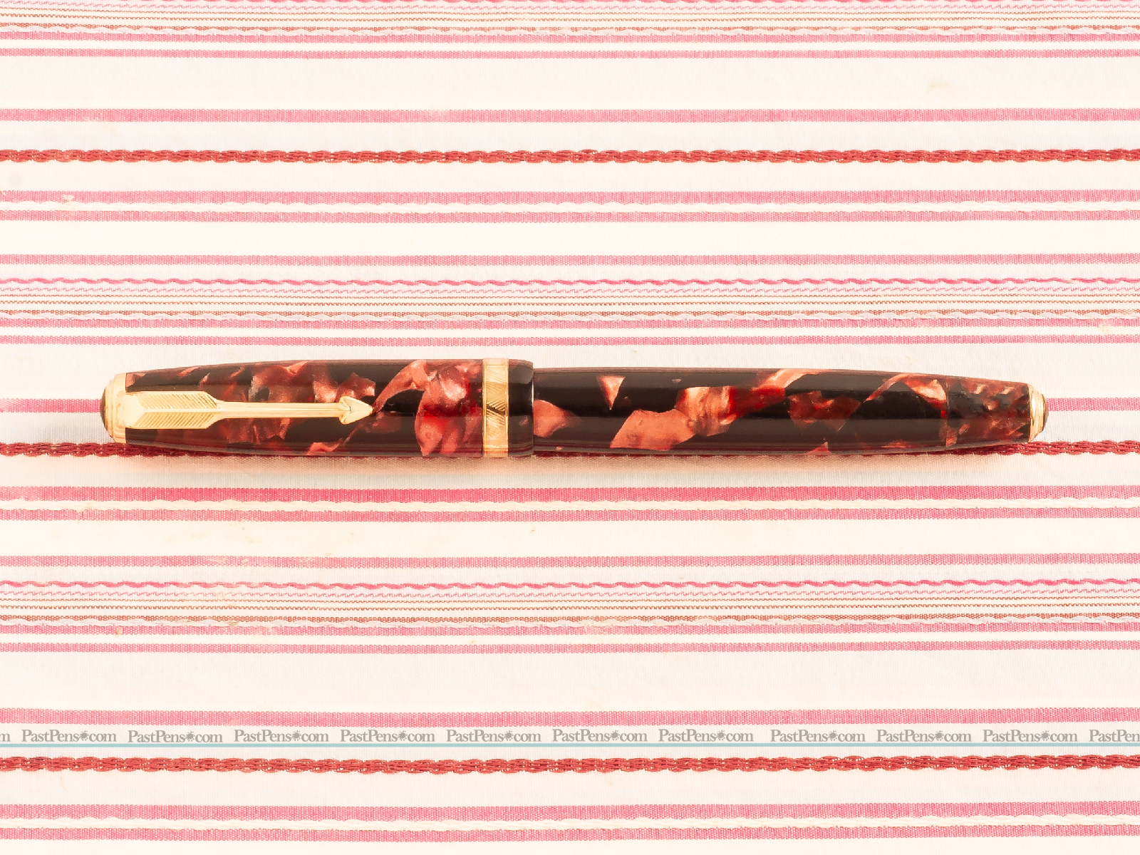 parker duofold NS red double jewel fountain pen pk296