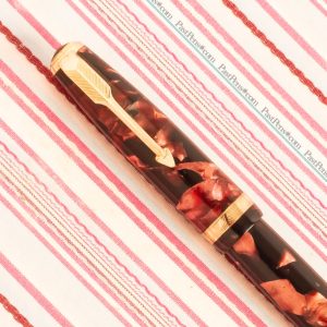 parker duofold NS red double jewel fountain pen pk296