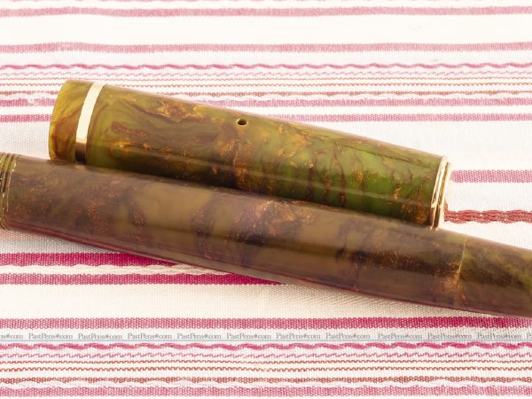 parker moderne depression green gold marble fountain pen pk300 4